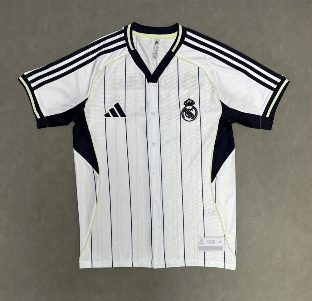 Real Madrid 25/26 New baseball pre-Match Jersey Original quality