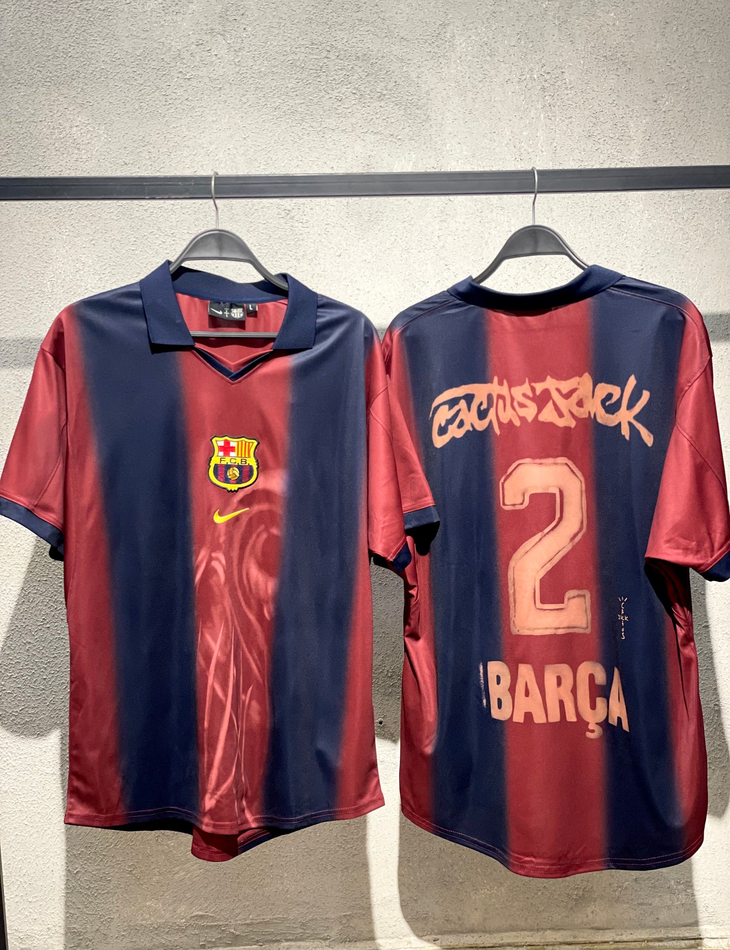 BRCELONA X TRAVIS SCOTT VINTAGE SKELETON EDITION JERSEY