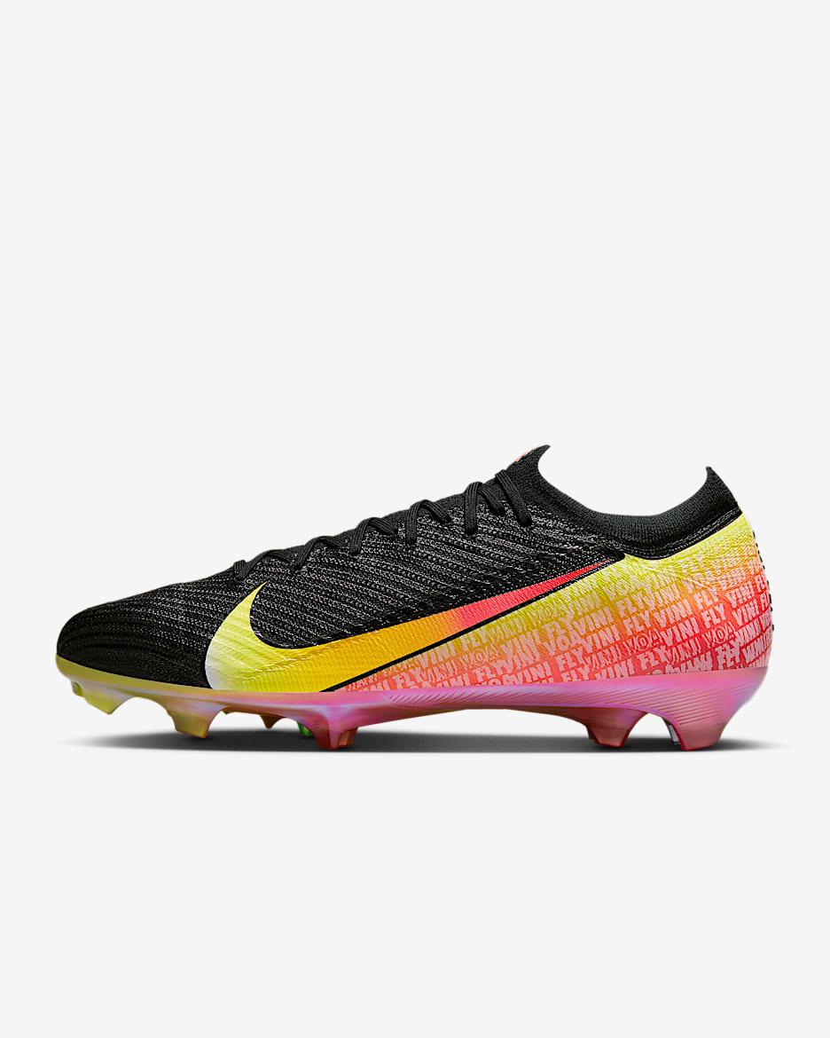 Nike Air Zoom Mercurial Vapor 16 Elite FG Vinicius JR Black-Dynamic
