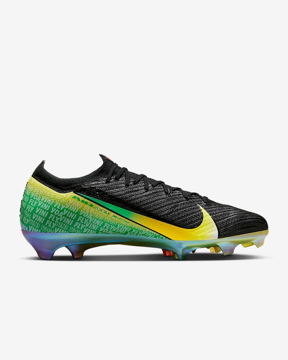 Nike Air Zoom Mercurial Vapor 16 Elite FG Vinicius JR Black-Dynamic