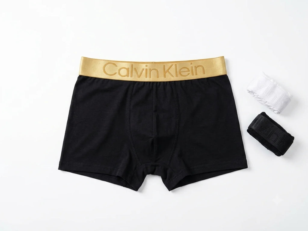 CALVIN CLEIN BOXER 3-pack gold - silver -black Men