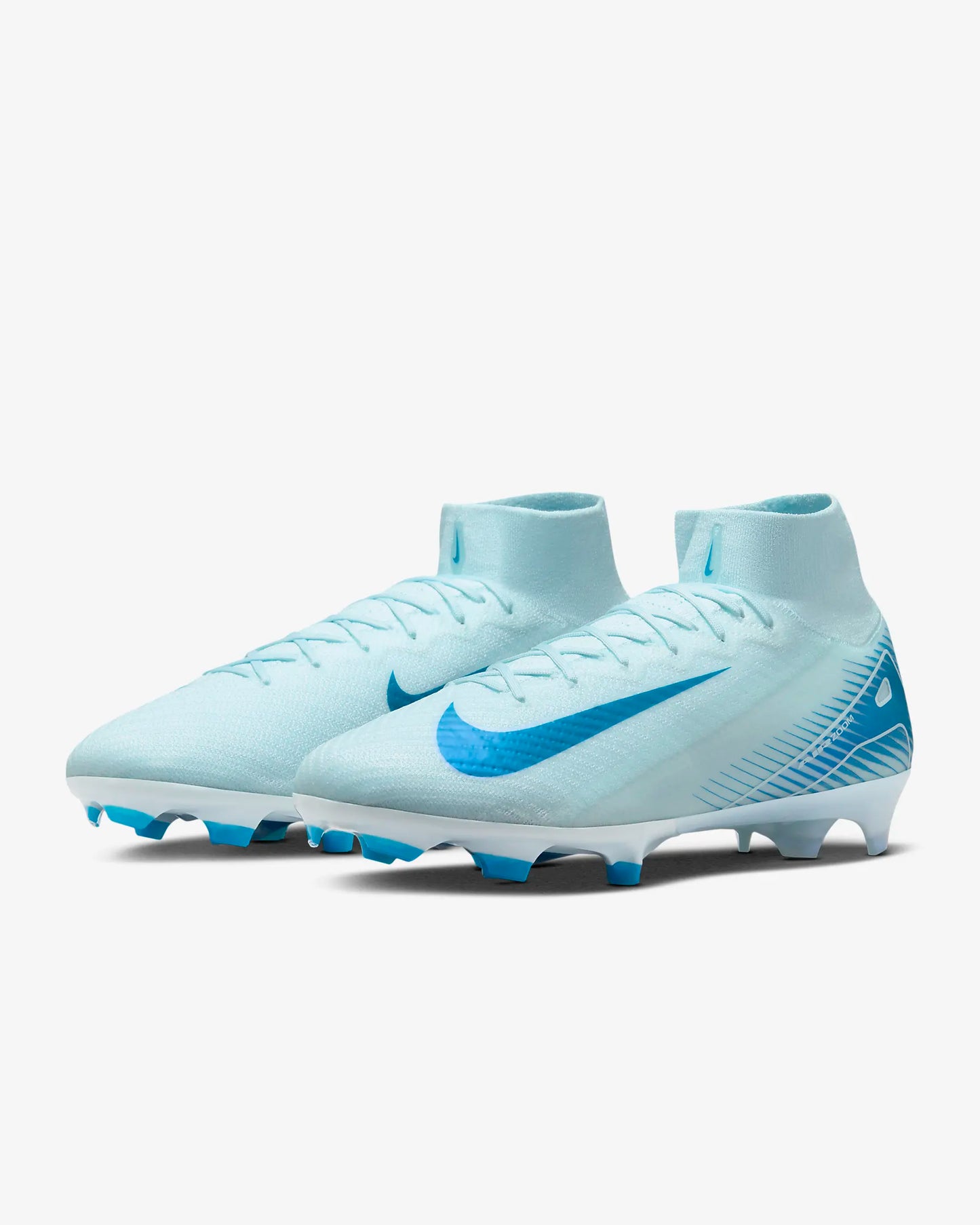 NIKE MERCURIALSUPERFLY 10 ELITE FG BLUE HIGH TOP