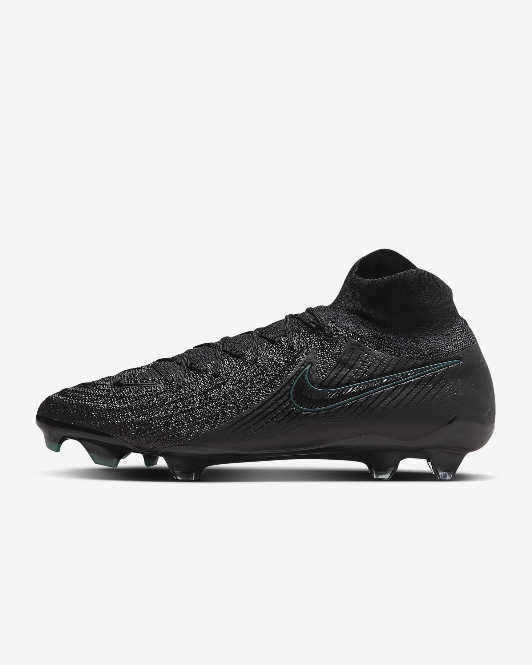 NIKE PHANTOM LUNA 2 ELITE FG HIGH TOP BLACK