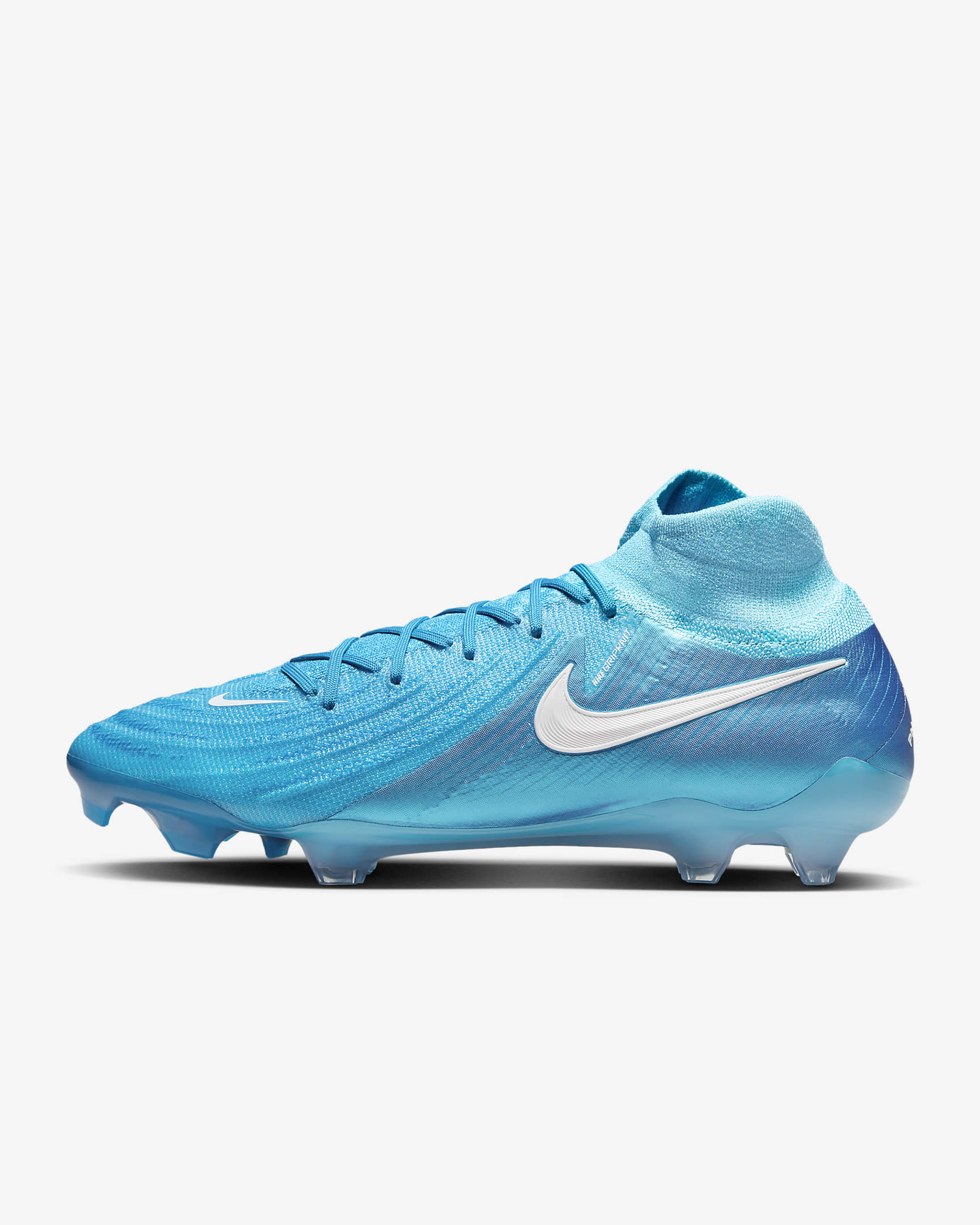 NIKE PHANTOM LUNA 2 ELITE FG HIGH TOP BLUE