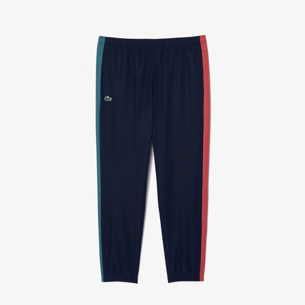 LACOSTE Block Stripe Tracksuit - Navy