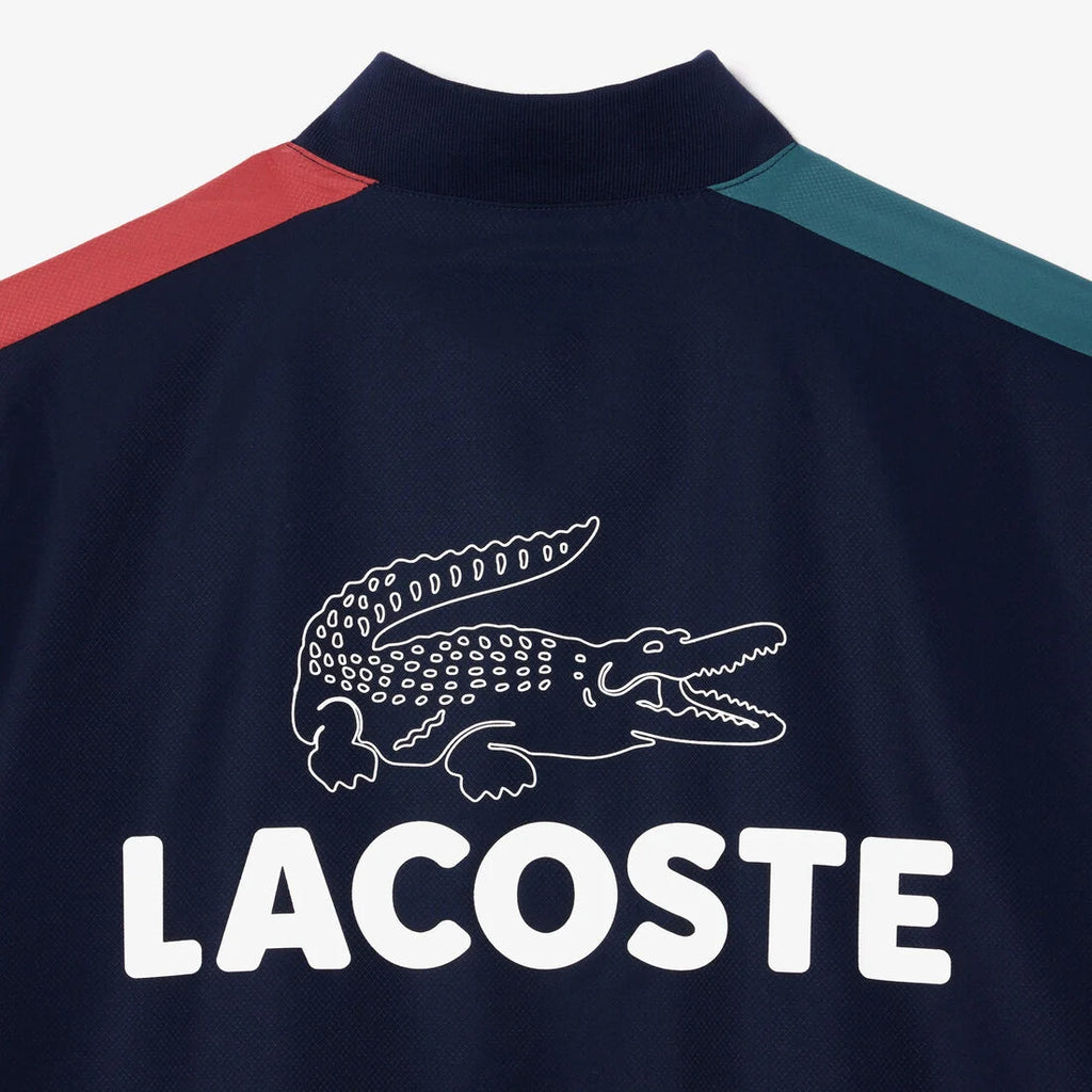 LACOSTE Block Stripe Tracksuit - Navy