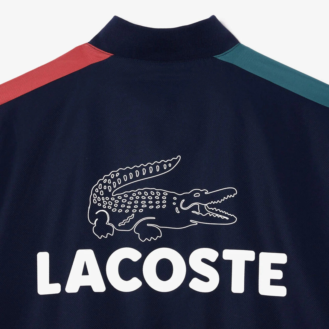LACOSTE Block Stripe Tracksuit - Navy