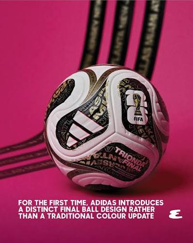 ADIDAS WORLD CUP FINAL SOCCER BALL 26