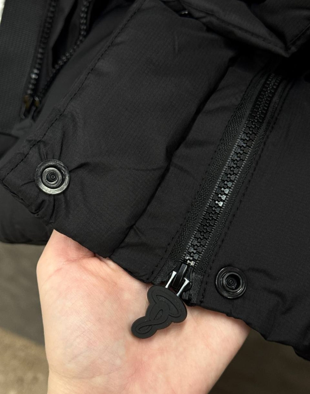 Syna World x Nike Puffer Jacket - Black and White