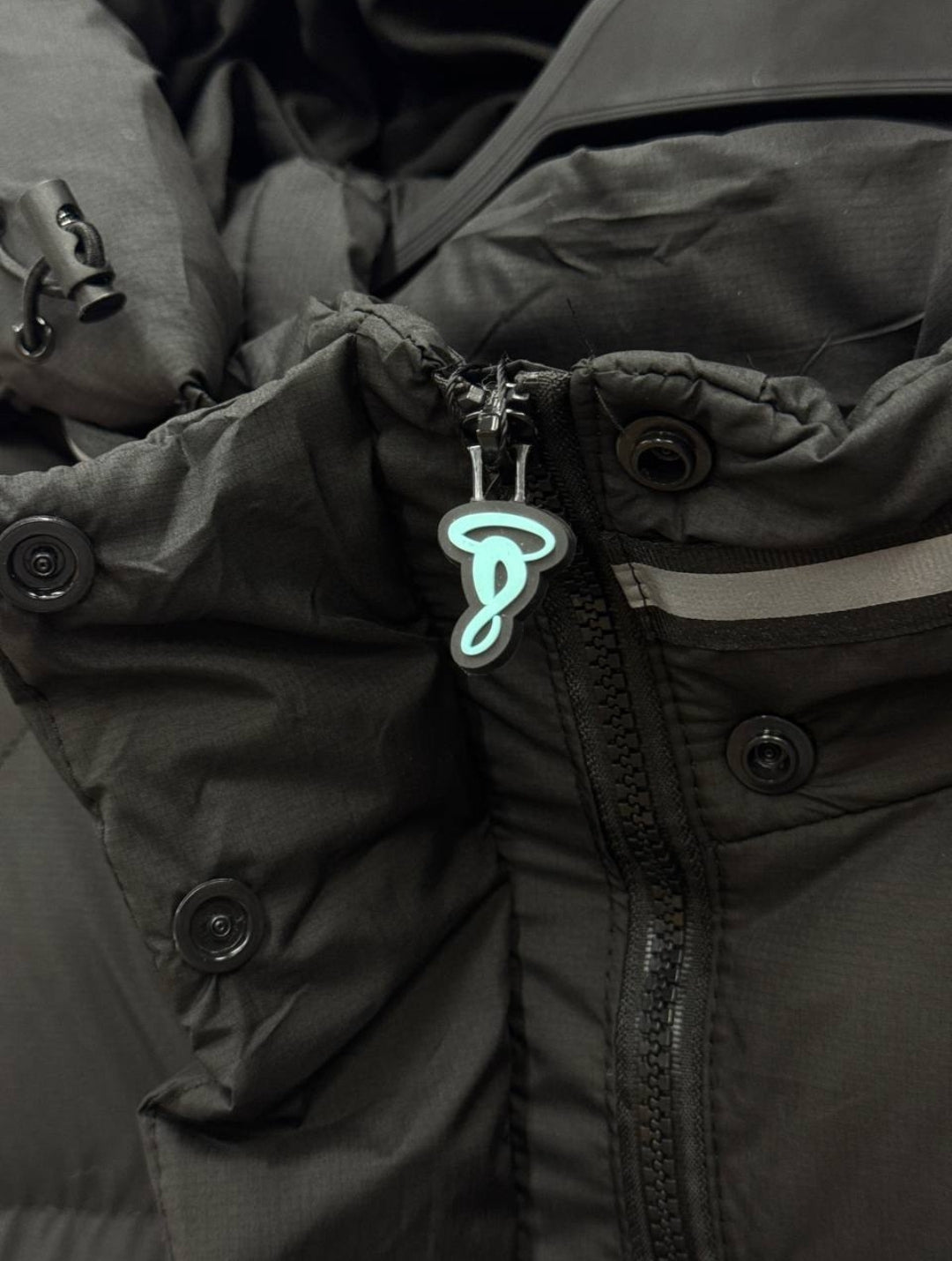 Syna World x Nike Puffer Jacket - Black and Teal