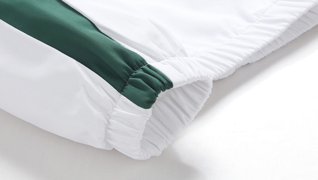 LACOSTE Block Stripe Tracksuit - White