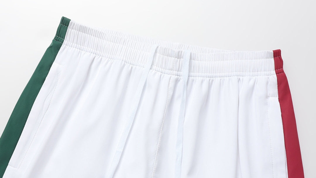 LACOSTE Block Stripe Tracksuit - White