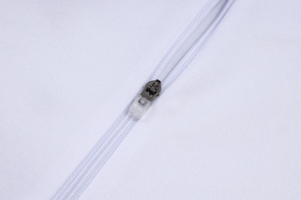 Real Madrid 25/26 Half-zip Tracksuit - White and Blue