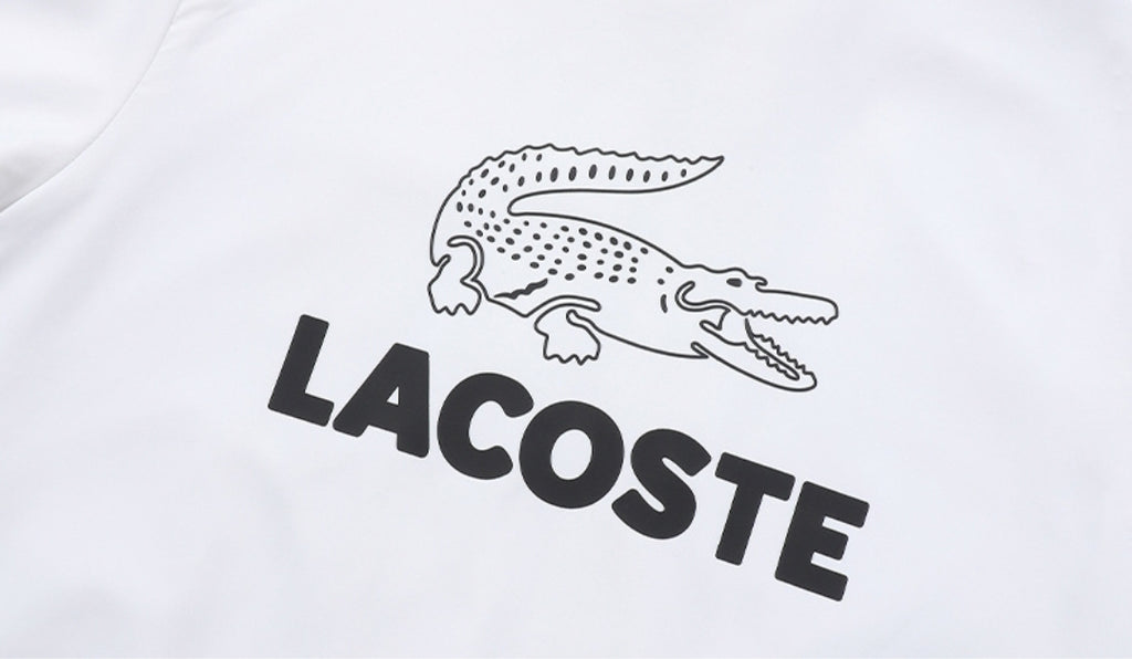 LACOSTE Block Stripe Tracksuit - White