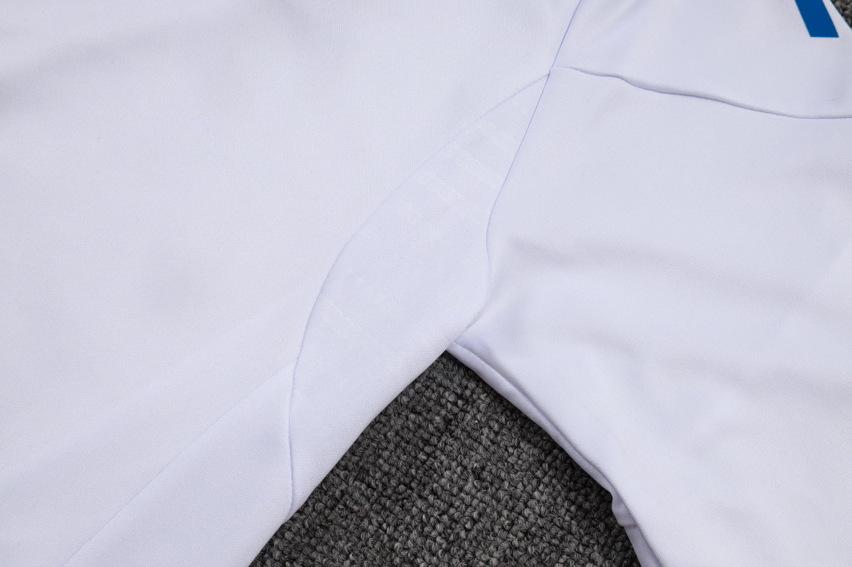 Real Madrid 25/26 Half-zip Tracksuit - White and Blue