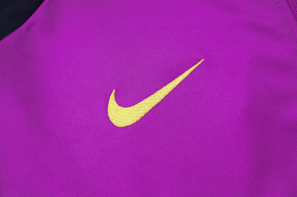 Barcelona 25/26 Half-zip Tracksuit - Purple and Dark blue
