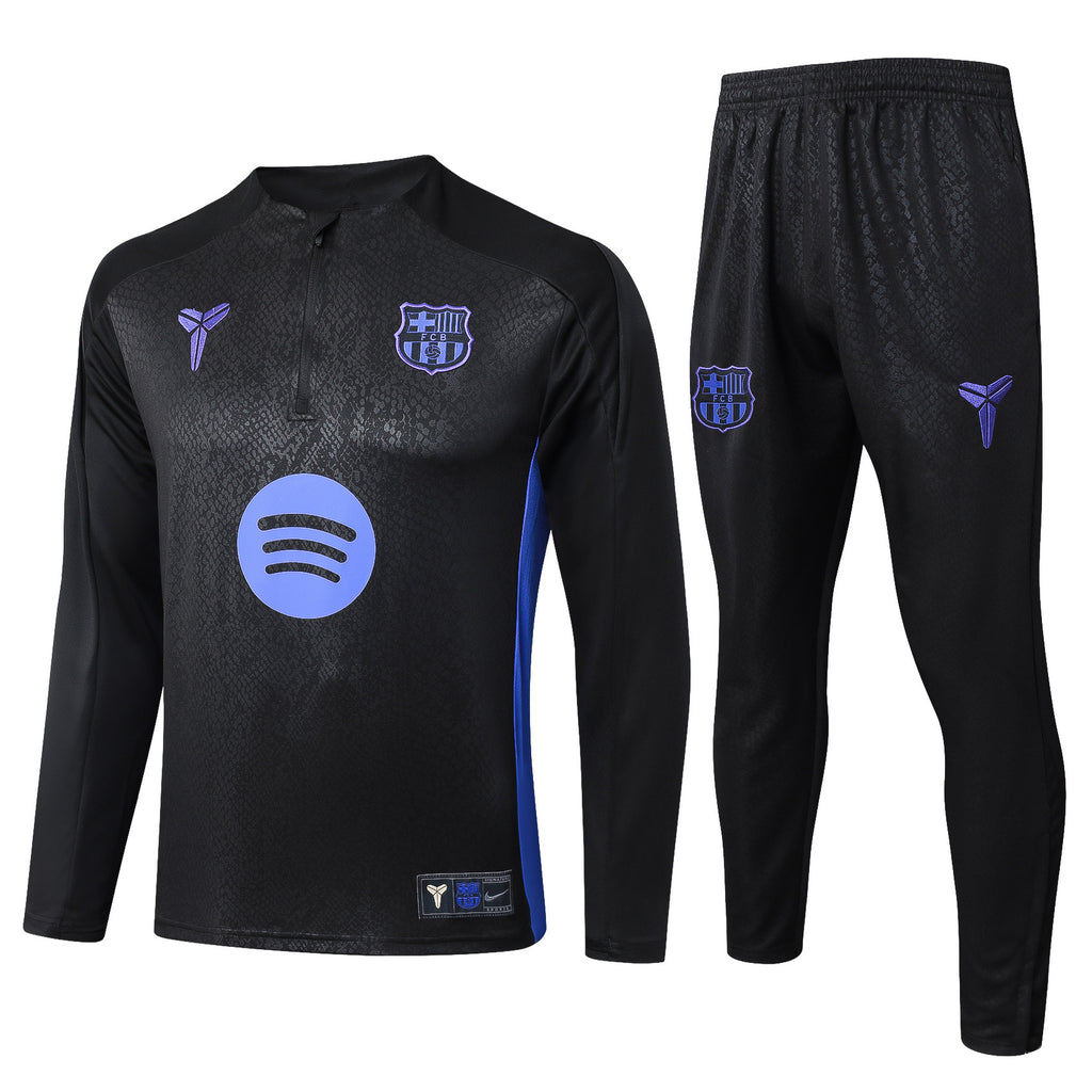 Barcelona 25/26 "Black Mamba" Half-zip Tracksuit
