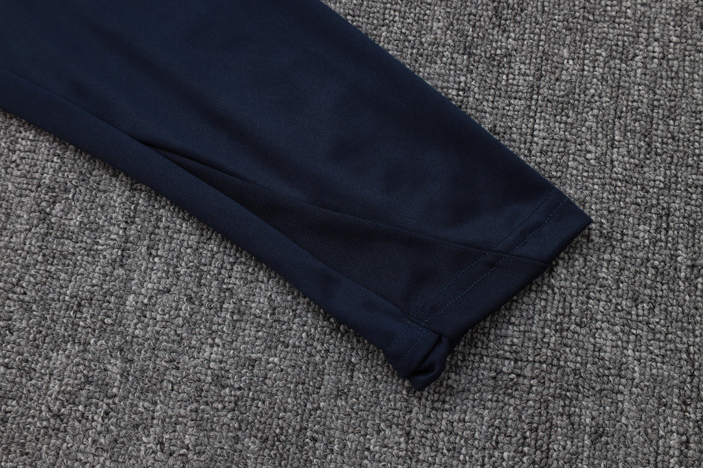 Barcelona 25/26 Half-zip Tracksuit - Purple and Dark blue