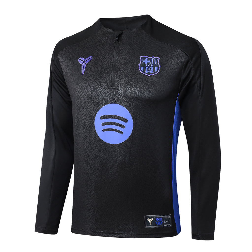 Barcelona 25/26 "Black Mamba" Half-zip Tracksuit