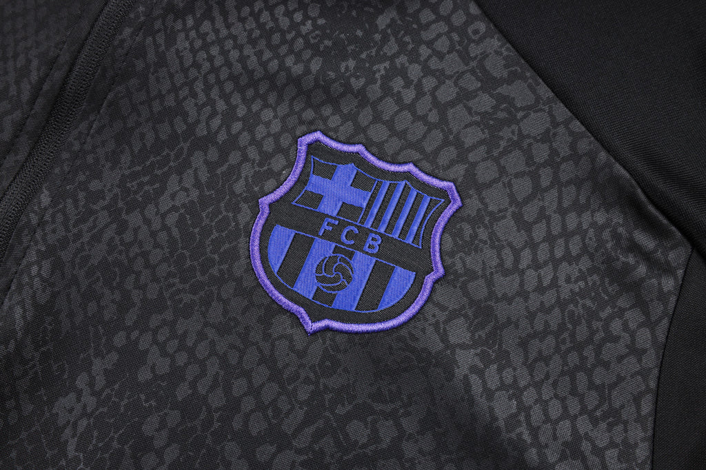 Barcelona 25/26 "Black Mamba" Half-zip Tracksuit